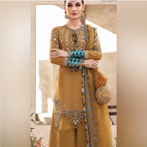 Maria b Pakistani Indian suit outfit party dress small - Picture 1 of 5